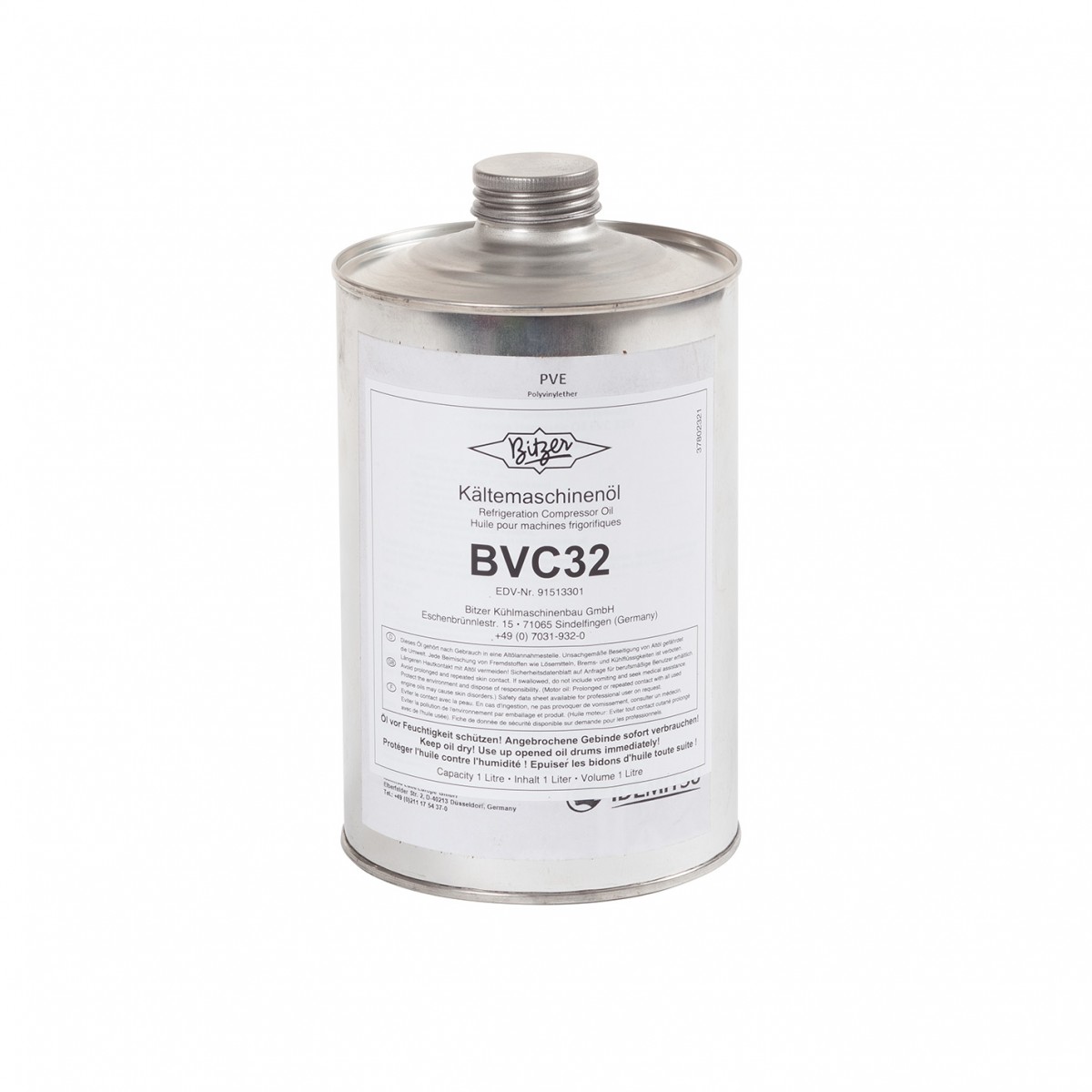 Bitzer синтетическое поливинилэфирное PVE масло BVC32